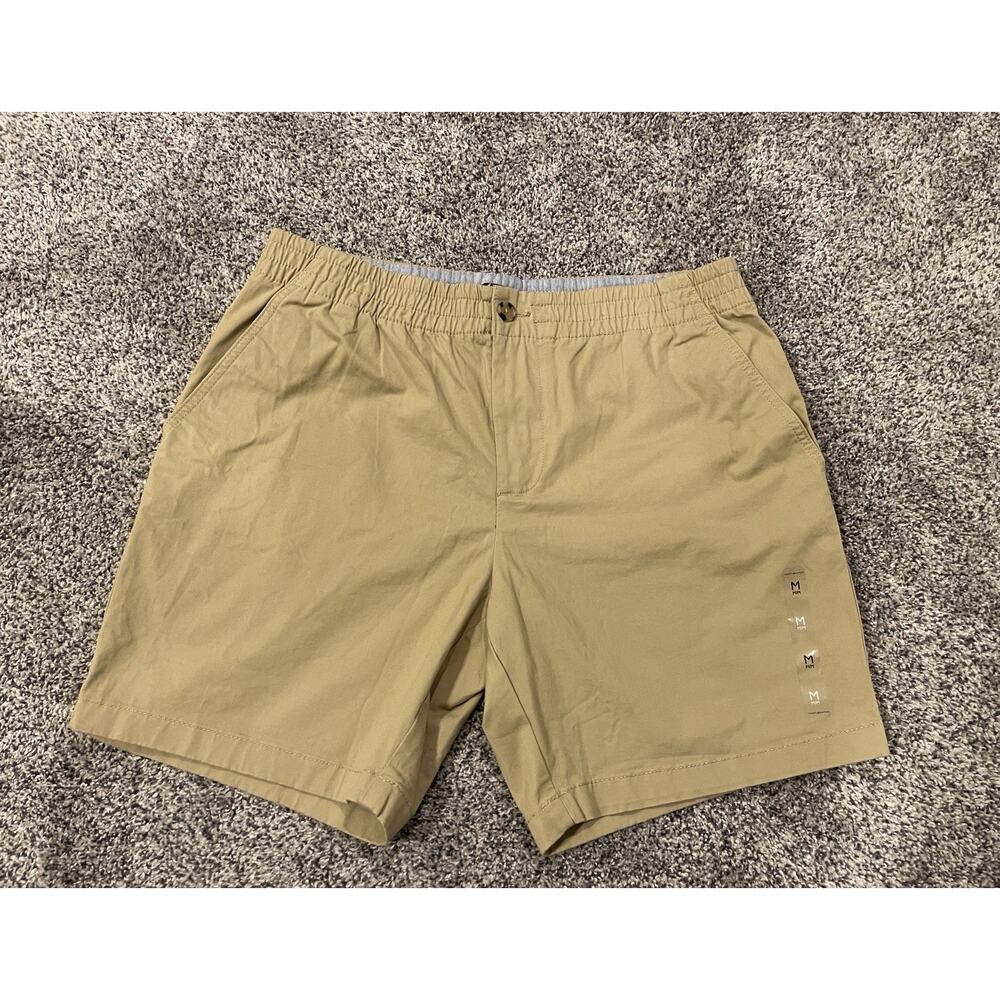 Tommy Hilfiger Men’s The Flex Khaki Elastic Waist Shorts Medium 7” Inseam NWT